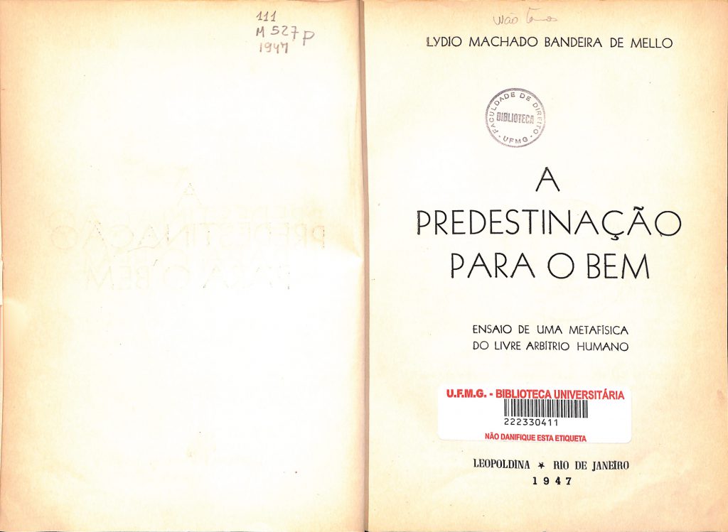 1947 A predestinação para o bem (PDF)