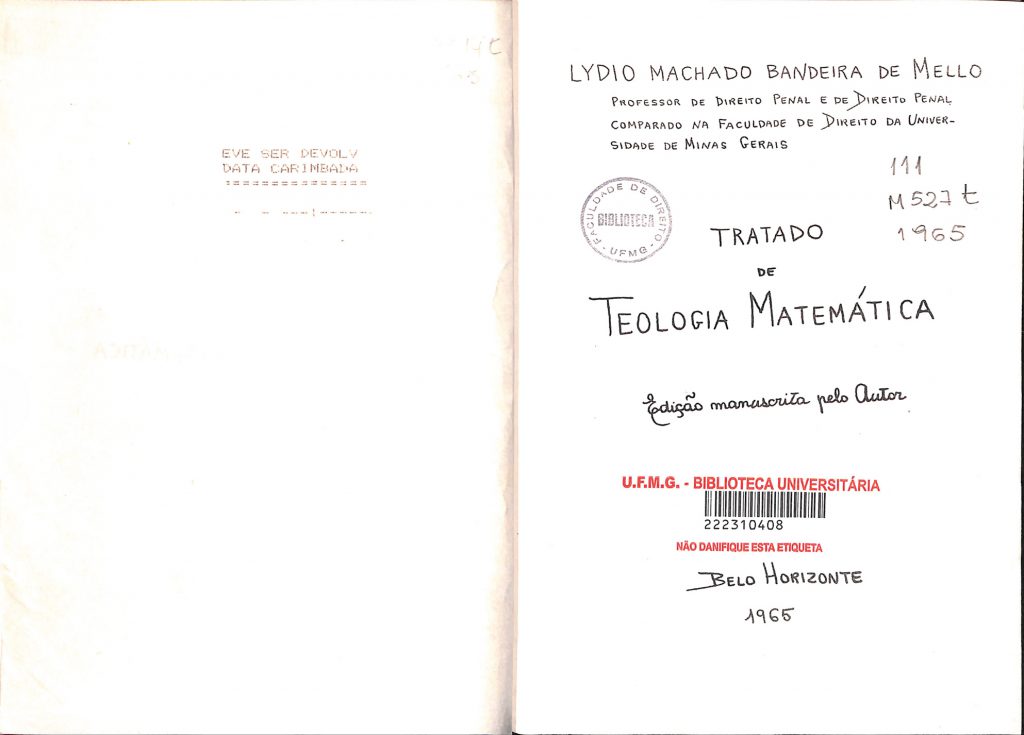 1966 Tratado de teologia matemática (PDF)